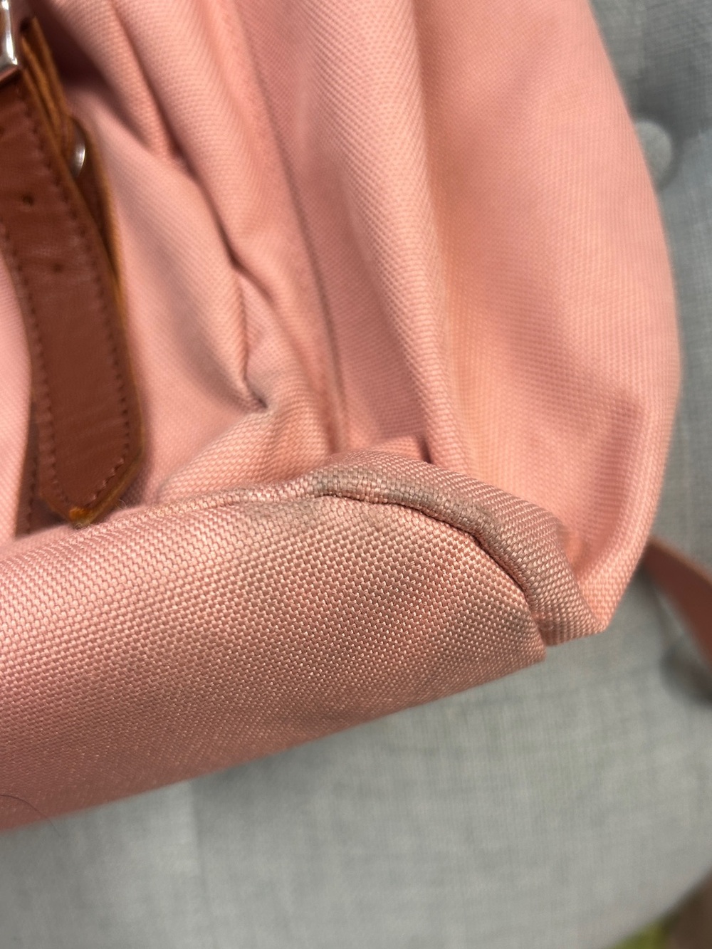 Herschel Retreat Backpack Ash Rose Pink 20L Laptop Bag Drawstring - Picture 4 of 13
